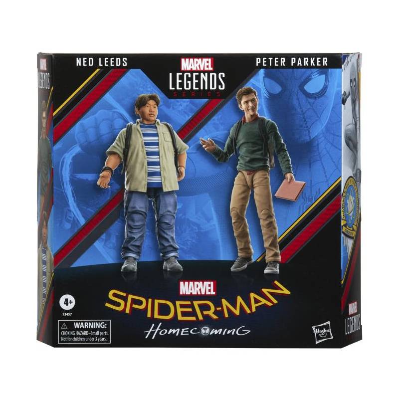 HASBRO Pack Marvel Legends Spiderman Homecoming Peter Ned 