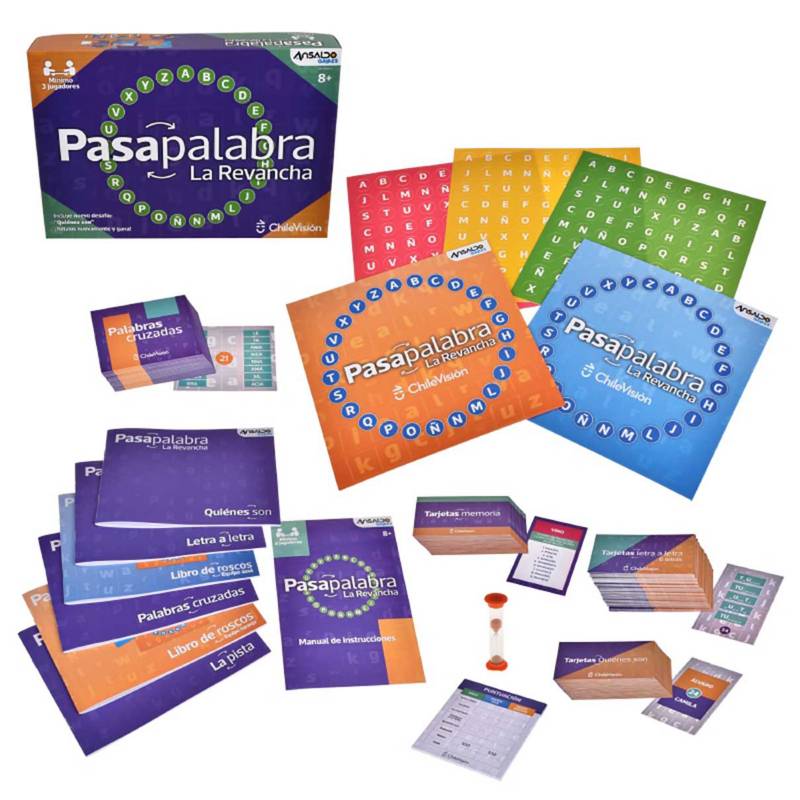 Pasapalabra - La Revancha - Juego De Mesa - Ansaldo