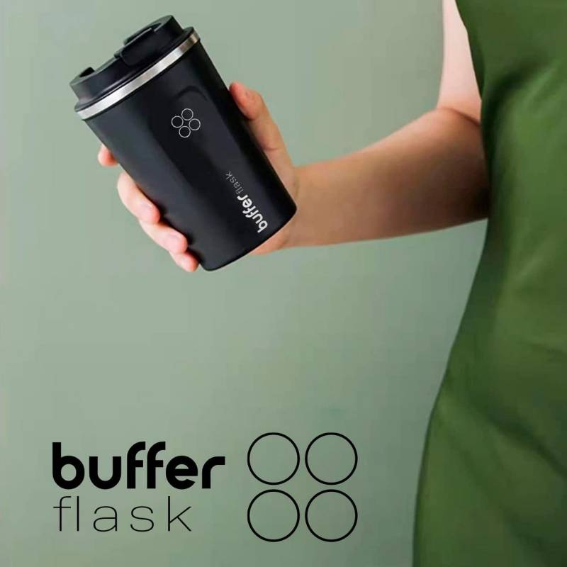 BUFFER FLASK Termo Para Cafe Vaso Térmico Mug Buffer 500ml 17oz