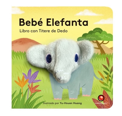 Libro con títere de dedo. Bebé Hipopótamo