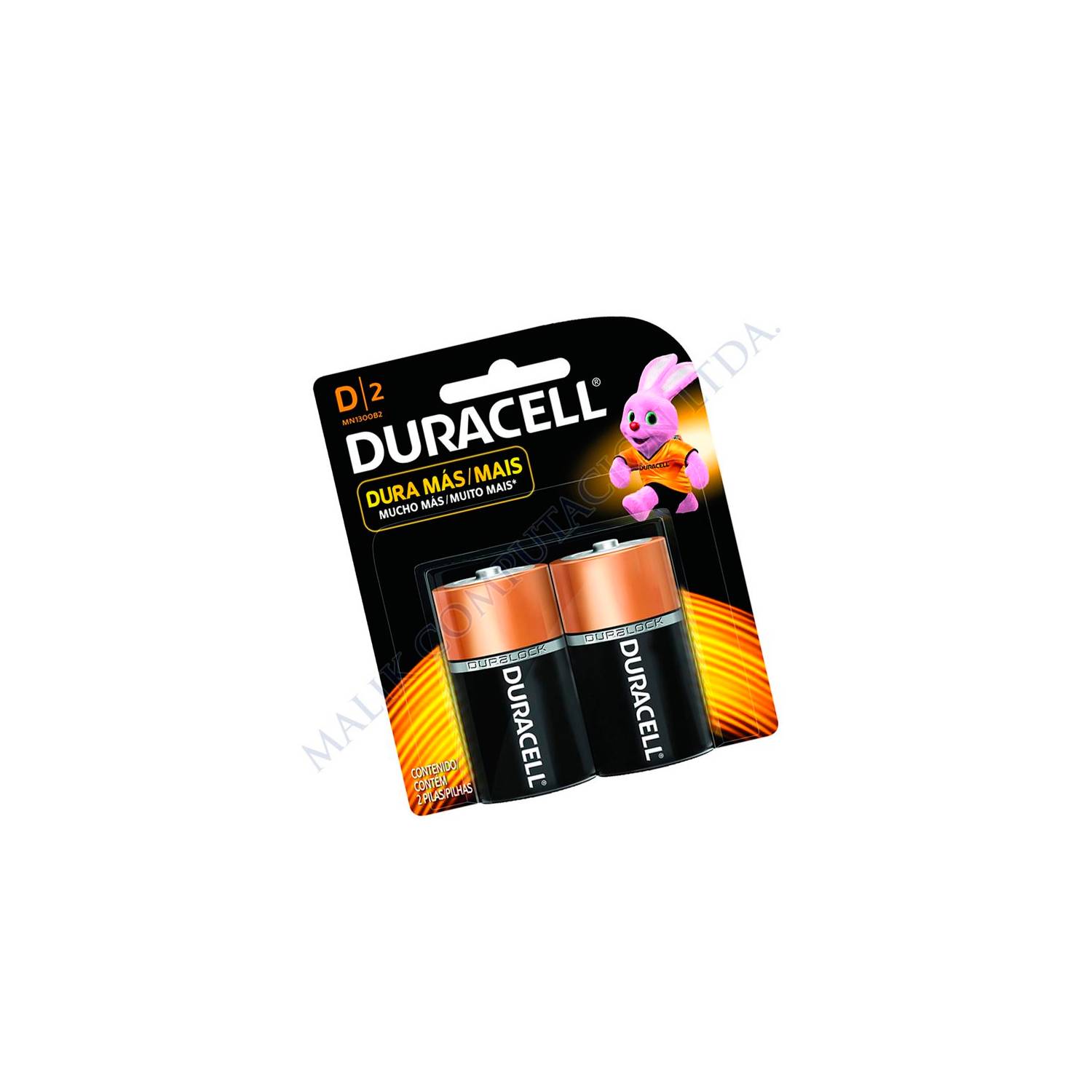 DURACELL PILA TIPO D PACK X2 DURACELL