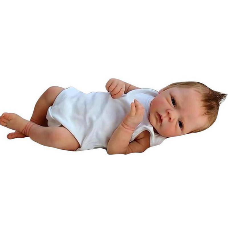 Muñeca bebe reborn vinilo de silicona juguetes para 46cm | falabella.com