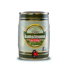 KUNSTMANN - Barril Cerveza Kunstmann Lager Sin Filtrar 5 Litros