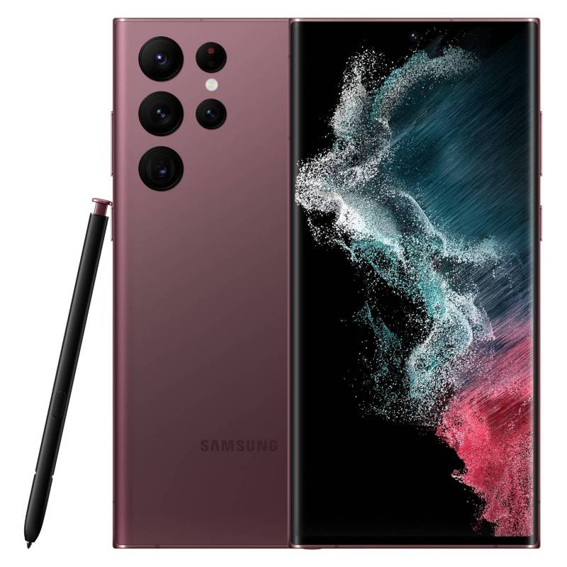 SAMSUNG - Samsung Galaxy S22 Ultra 5G 256GB - Reacondicionado - Burdeo