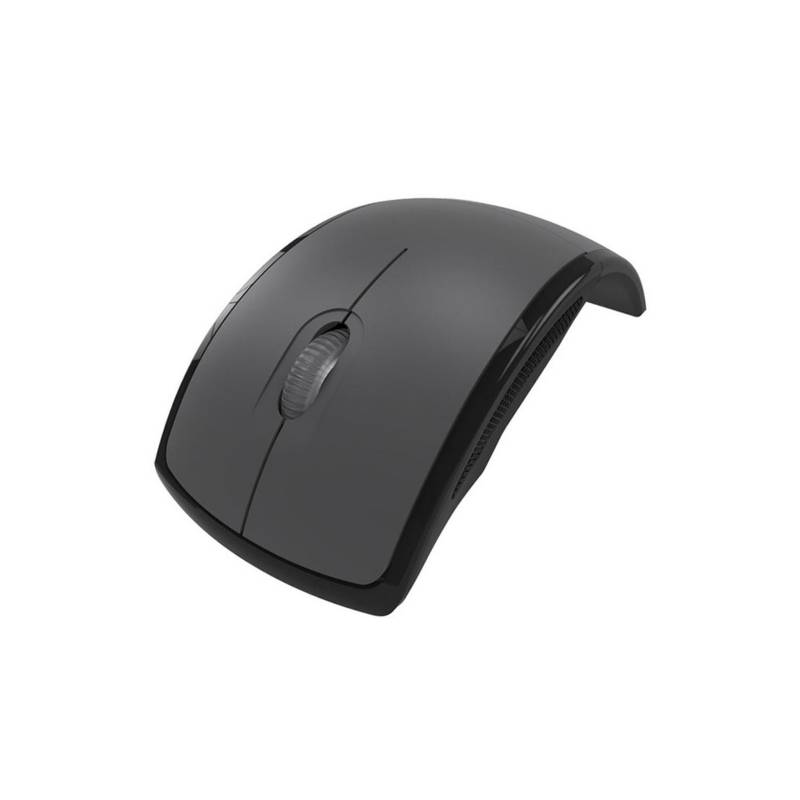 KLIP XTREME - Mouse Klip Xtreme inalámbrico plegable 3B KMW-375 - Gris - KMW-375BK