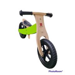 MAXSUN - Bicicleta de Equilibrio De Madera Marco de Color