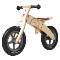 MAXSUN - Bicicleta de Equilibrio De Madera Rueda de Color