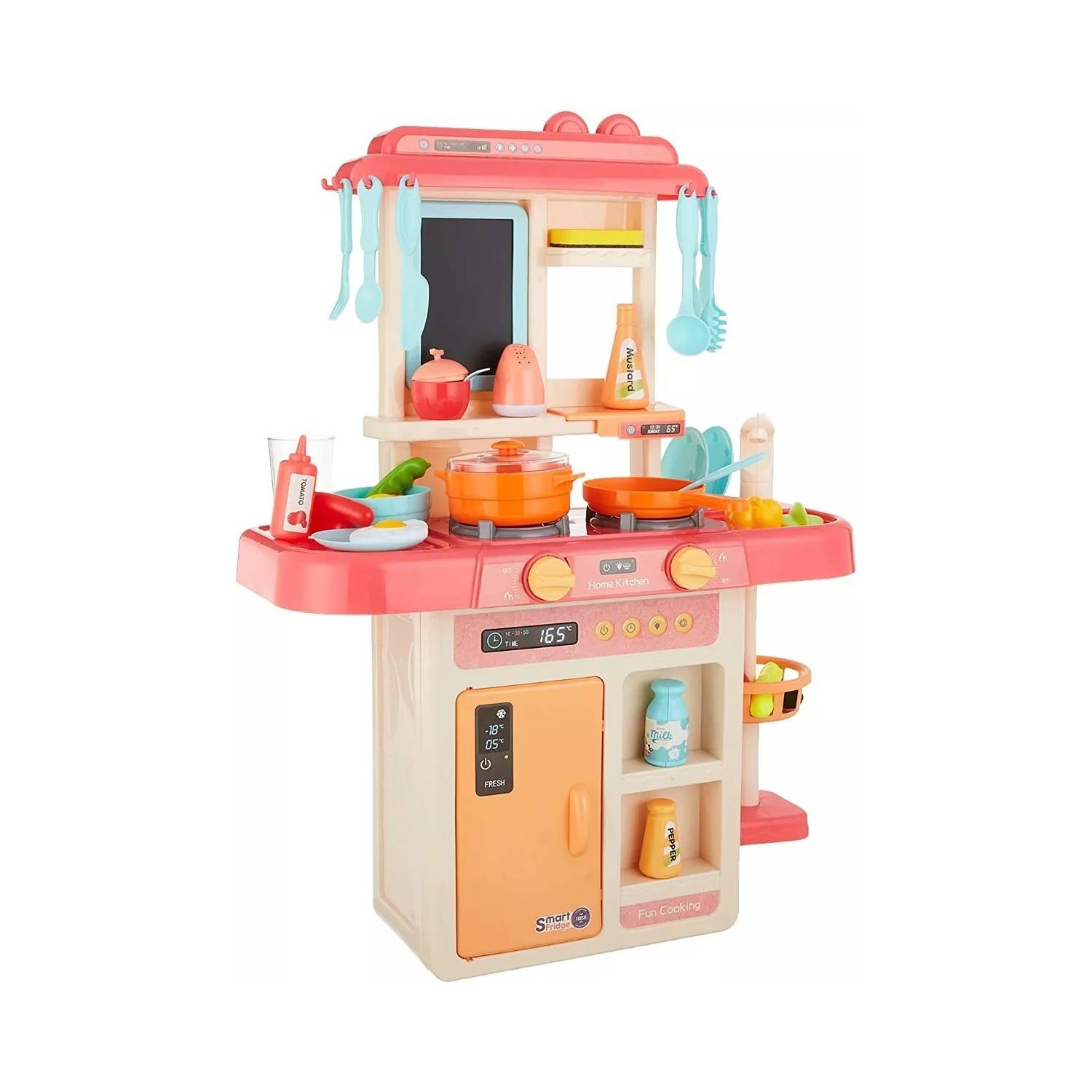 Juego de cocina de simulación para , educativo con música y luces, juego de  cocina para juguetes de Sunnimix Juego de cocina para niños