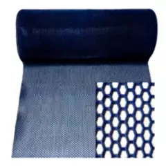 CRUZEIRO - Piso PVC Baño Panal Azul 3,6 mm x 1,2 m x 1 m lineal.