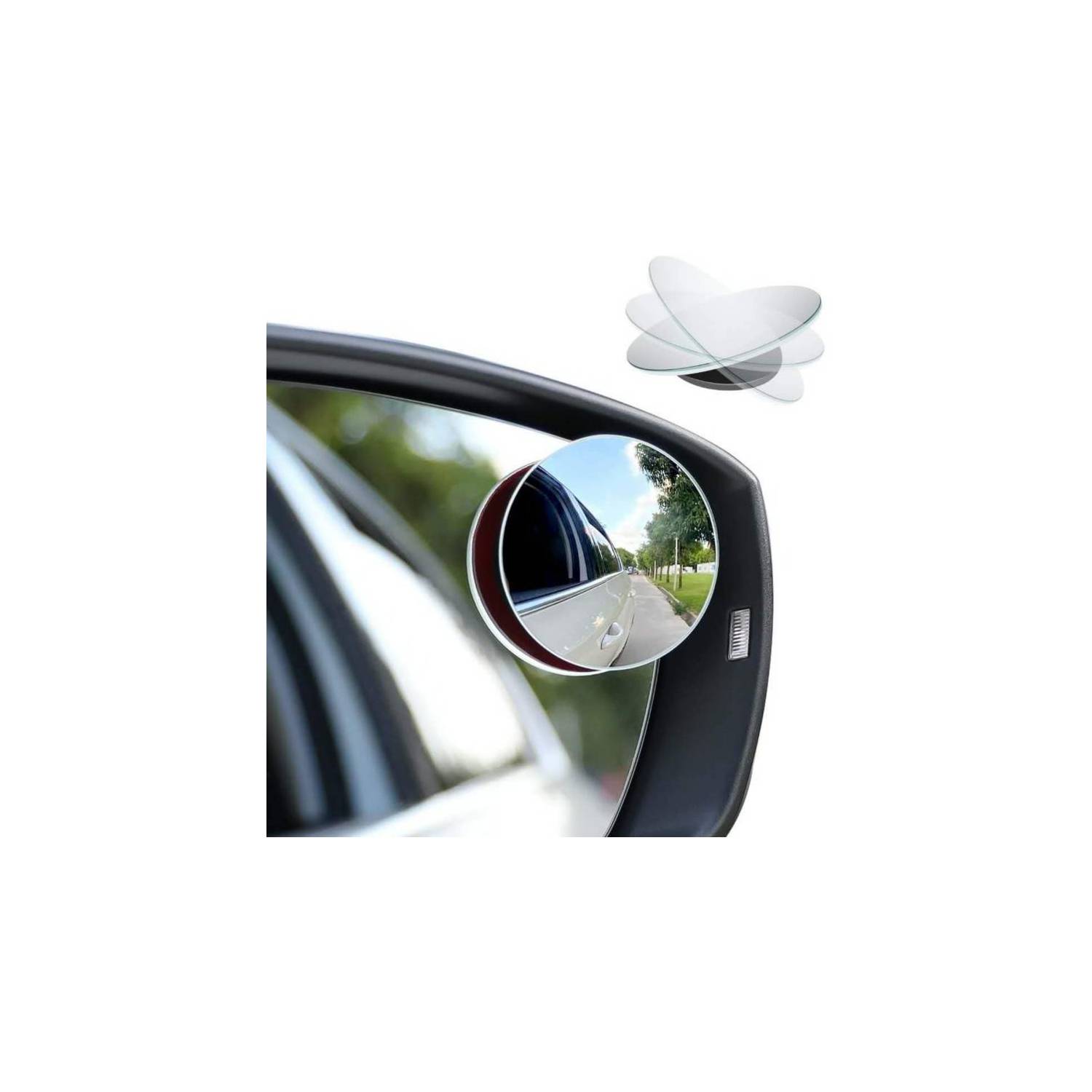 Espejo Retrovisor Angulo 360 Grados Coche Punto Ciego X2