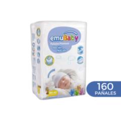 EMUBABY - Pañal Emubaby Recién Nacido RN 160 pañales