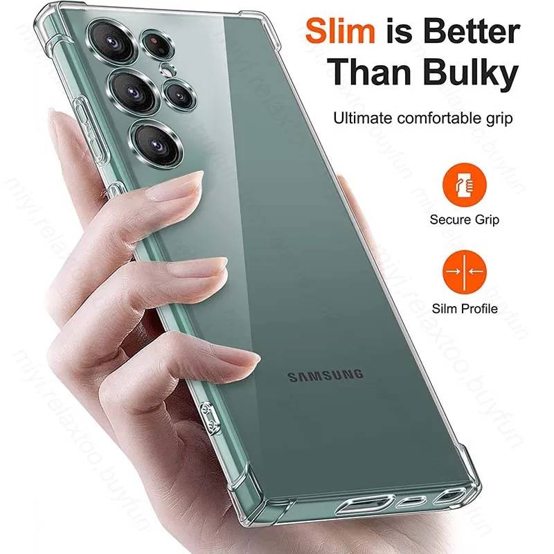 Carcasa Transparente Para Samsung S23 Ultra