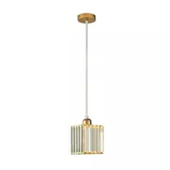 GENERICO - Lámpara Colgante Lámpara De Techo Cristal Moderna Decorativa-oro