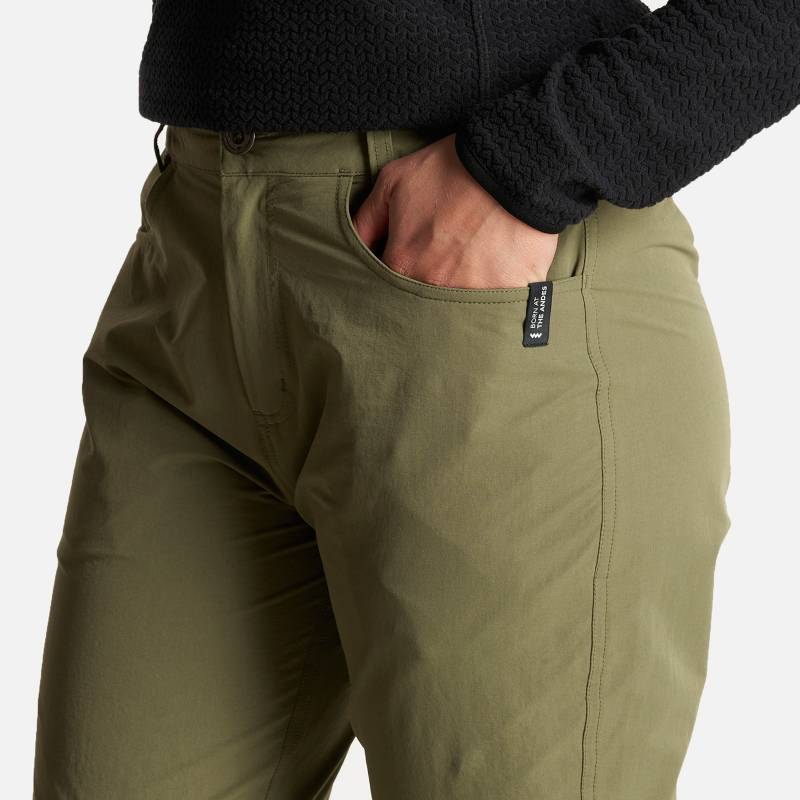 LIPPI Pantalon Mujer Sierra Nevada B-Dry Light Pants Print Burdeo Lippi