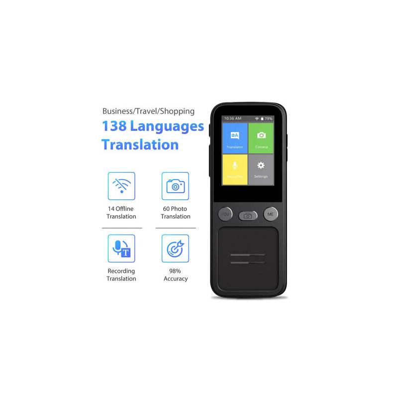 OEM Traductor de voz Instantáneo portátil T16 v2 Bluetooth