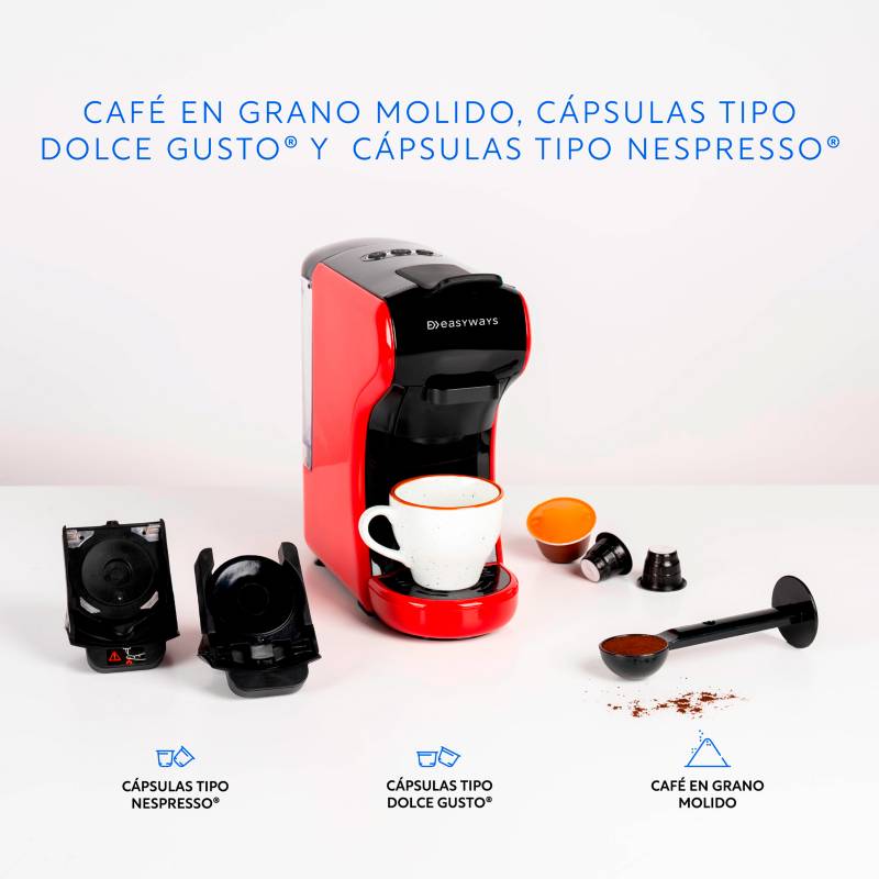 3 en 1 Espresso y cappuccino y Cafetera de goteo - China