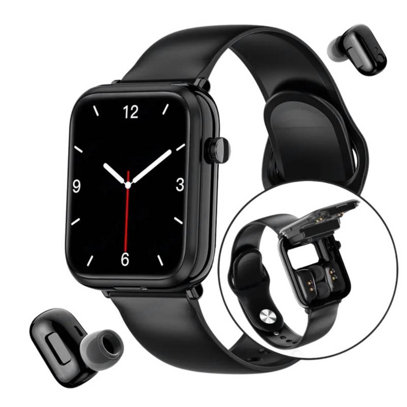 GENERICO - Reloj Inteligente Smartwatch Bluetooth con Auriculares TRD10