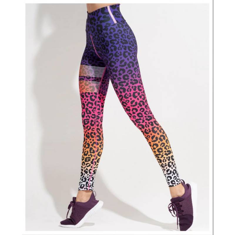 TOUCHE Calza deportiva animal print ajustable a curvas comoda