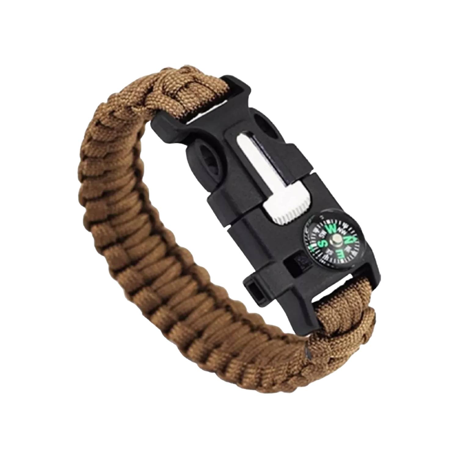 Pulsera paracord de Supervivencia 5 en 1 CAMP-001