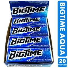 BIGTIME - Bigtime Azul - Aqua - Chicle De Arcor (Caja Con 20 Unidades)