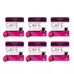 VIAGGIO ESPRESSO - Pack 6 Cajas Cápsulas de Café Mix Lungo