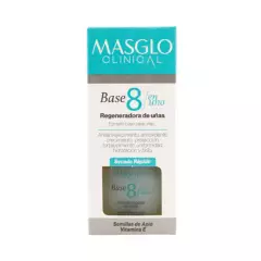 MASGLO - Base Masglo 8 en 1 Regeneradora de uñas x13.5ml