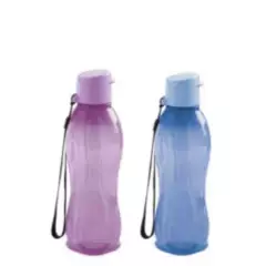 TUPPERWARE - Pack 2 Botellas de Agua 500ml Tupperware Libre de BPA