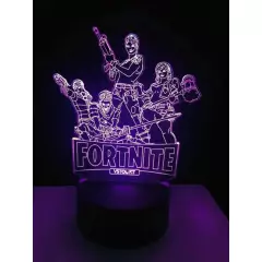GENERICO - Lámpara LED Fortnite 3D
