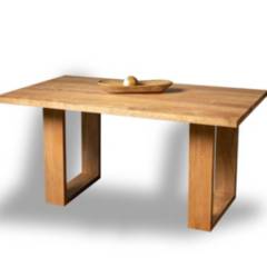GENERICO - Mesa de comedor madera base corchete madera