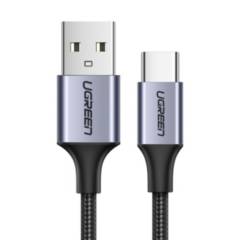 UGREEN - Cable USB-C a USB 2.0 A trenzado 1m Blanco UGREEN
