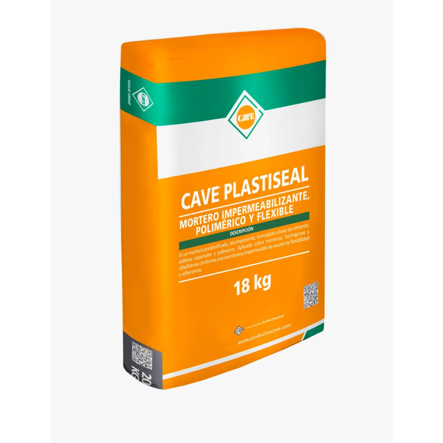 CAVE Cave Plastiseal Gris - Impermeabilizante bicomponente, saco 20 Kg