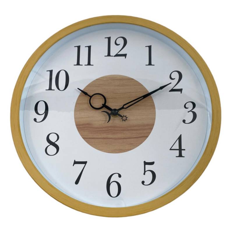 Cap Dor Reloj Mural Circular Wood 