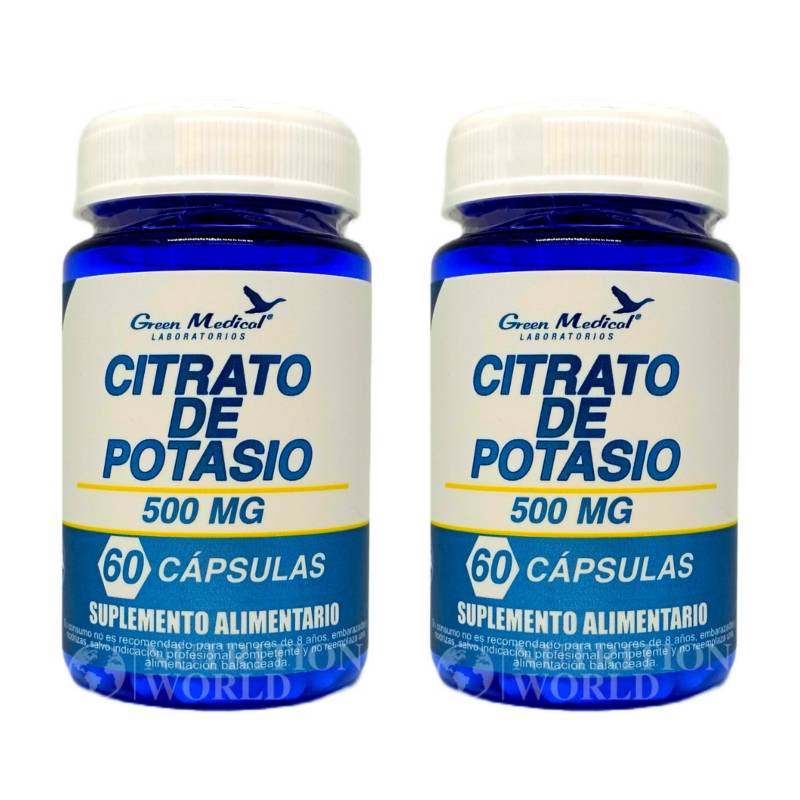 Citrato de Potasio 500 mg x 60 cápsulas