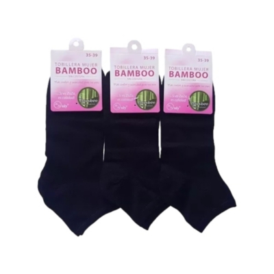 Pack De 3 Calcetines Cobre + Bamboo Sin Costura