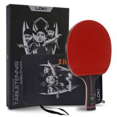 LOKI - Paleta De Ping Pong Loki 6 Estrellas Pro Mango Tradicional