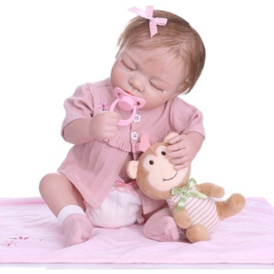 Muñeca bebe reborn vinilo de silicona juguetes para 55cm GENERICO
