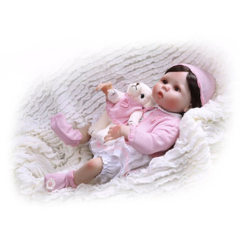 LIANYUN - La linda muñeca reborn es el mejor regalo para los niños 55 cm