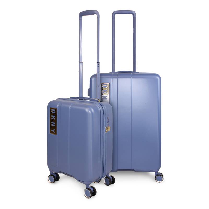 DKNY - Pack 2 maletas Donna Karan City Block S de cabina + Mediana azul DKNY