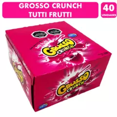 ARCOR - Grosso Crunch Tutti Frutti De Arcor (Caja Con 40 Chicles)