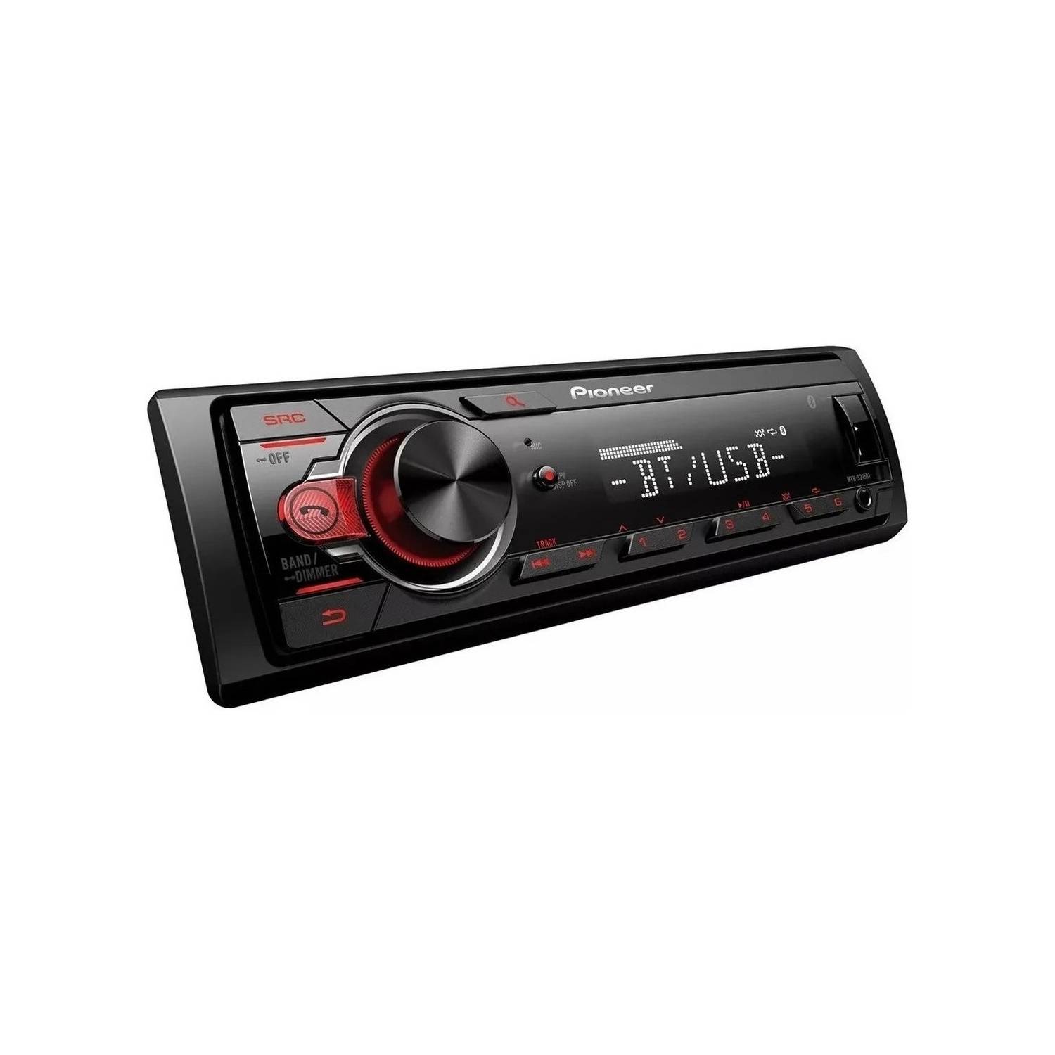 Ripley - RADIO AUTO PIONEER 1 DIN PANEL DESMONTABLE BLUETOOTH USB/RYC