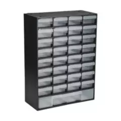 RACKEXPRESS - Gabinete Organizador Plástico 33 Compartimentos