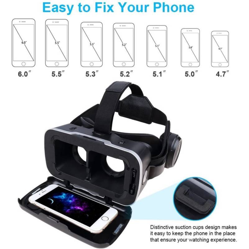 GENERICO VR Auriculares Gafas De Realidad Virtual 3D para NIÑOS