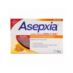 ASEPXIA - Jabón Asepxia Azufre 100 G