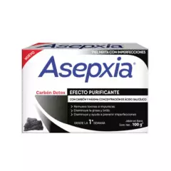 ASEPXIA - Jabón Asepxia Carbón Detox 100 G