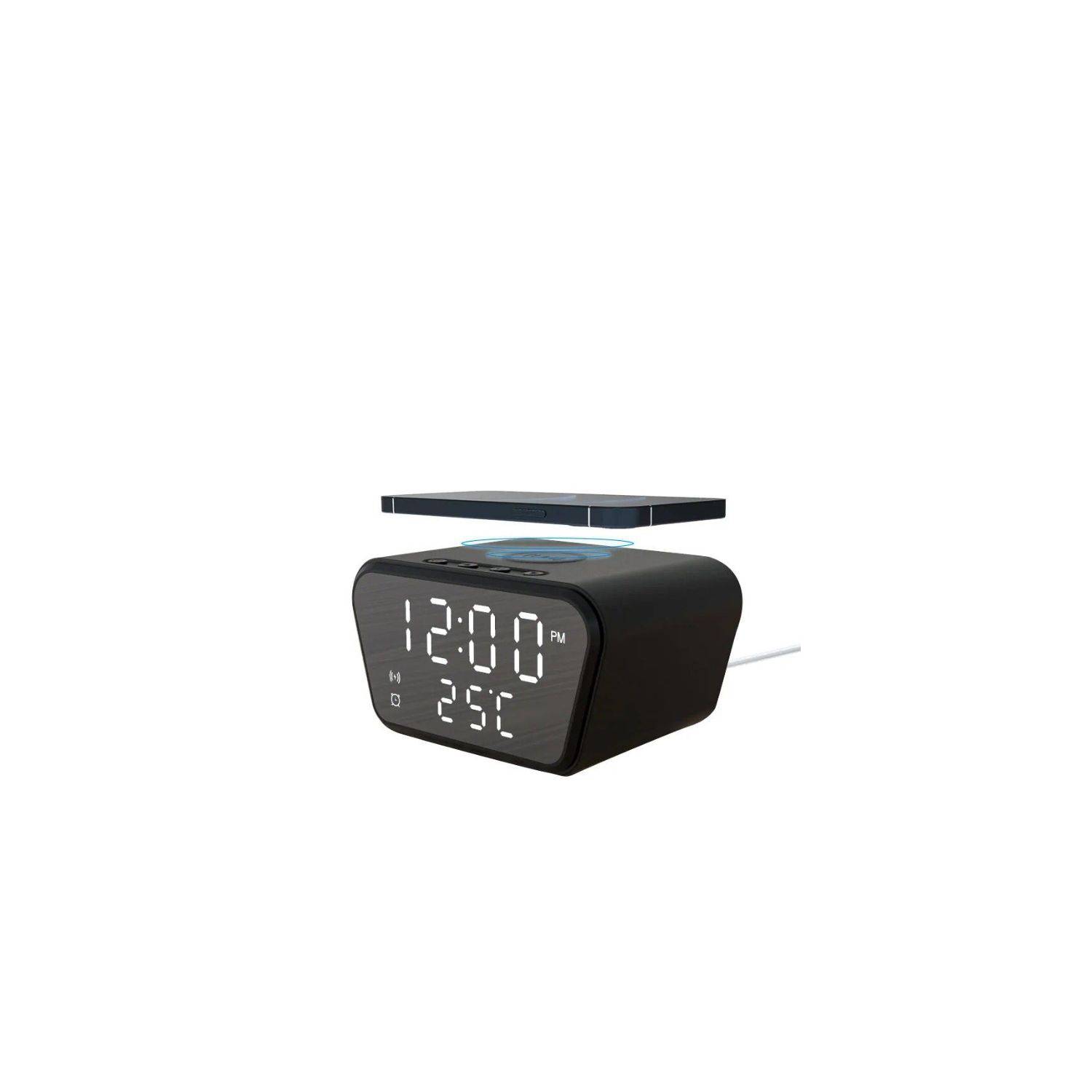 reloj despertador con cargador inalambrico para celular ay-21 – Tus  Tecnologías