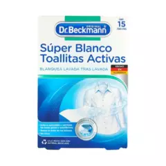 DR BECKMANN - Dr. Beckmann Super Blanco Toallitas Activas 15 toallitas