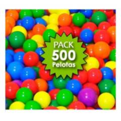 GENERICO - Pelotas de colores para Piscina/Pack de 500 unidades