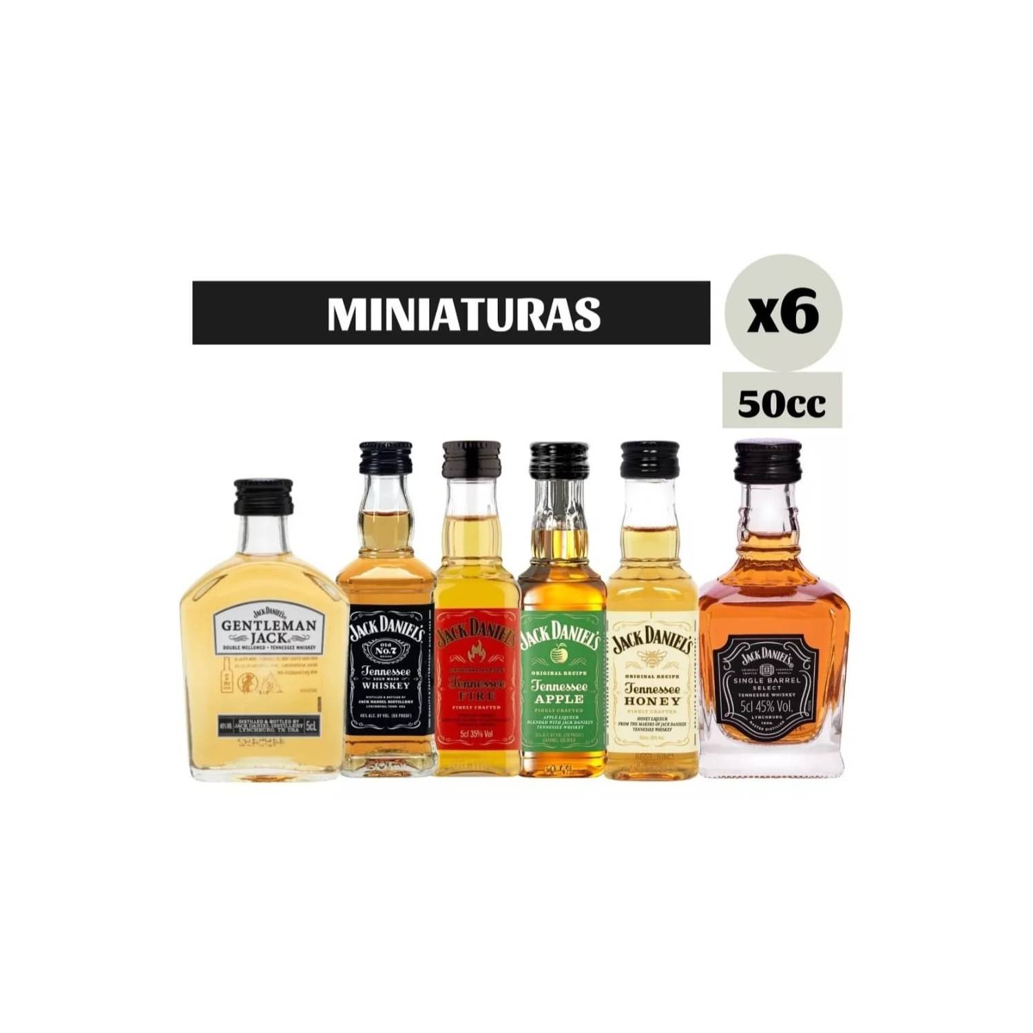 Miniatura botella whisky Jack Daniel's - WHISKY JACK DANIELS online