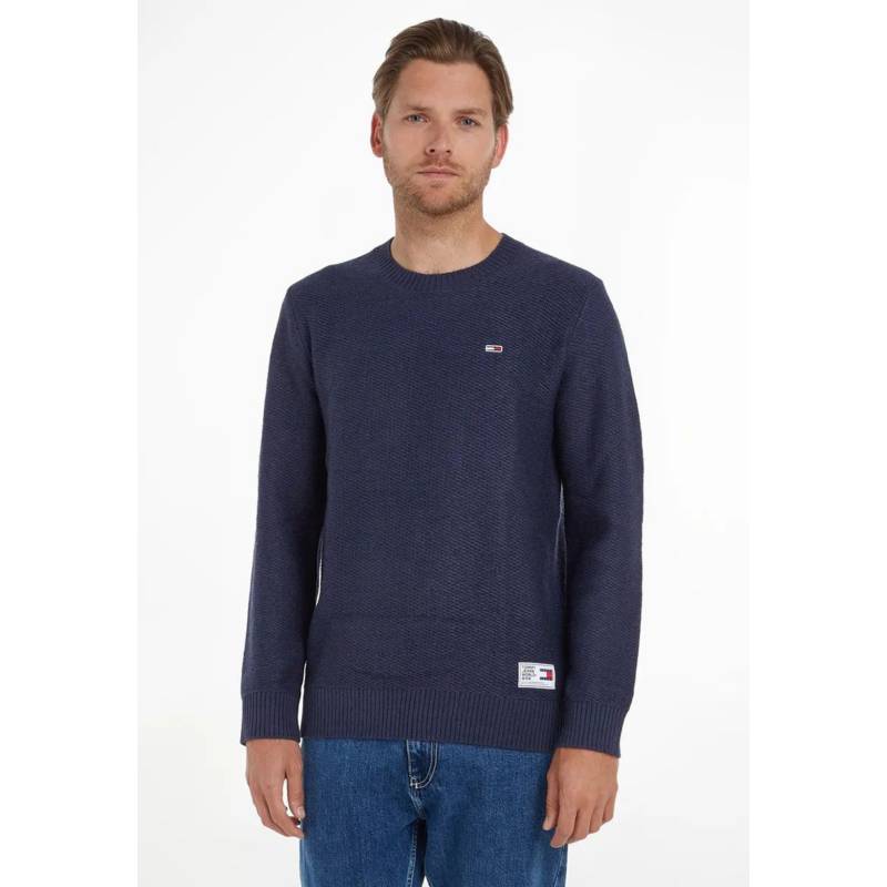 TOMMY HILFIGER Sweater Structured Con Logo Azul Tommy Jeans | falabella.com