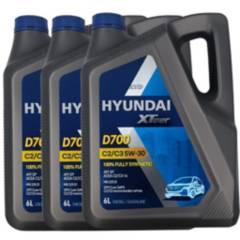 HYUNDAI - Aceite para Motor Hyundai Sintético Dpf 5w-30 para Camionetas - Camiones y Buses 6Lts x 3 Unidades